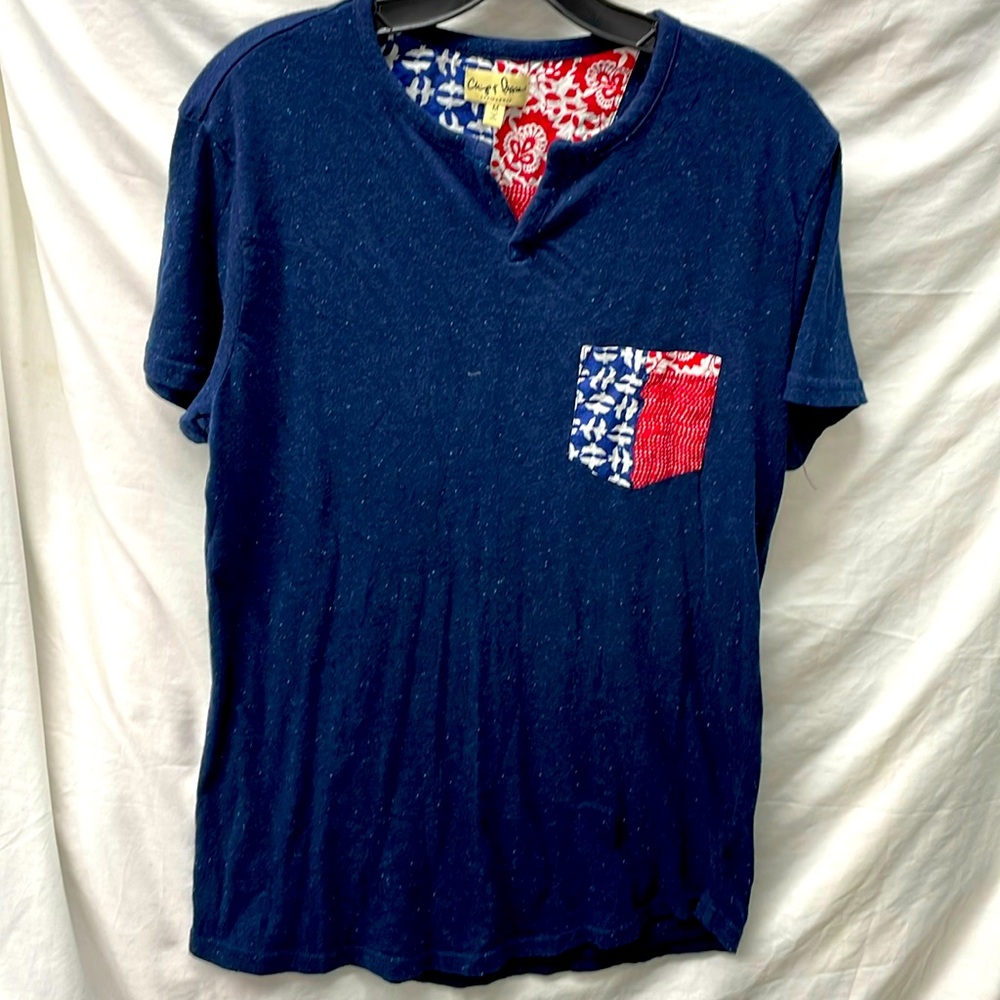 Chip & pepper pullover pocket tee men sz M 5/17/4